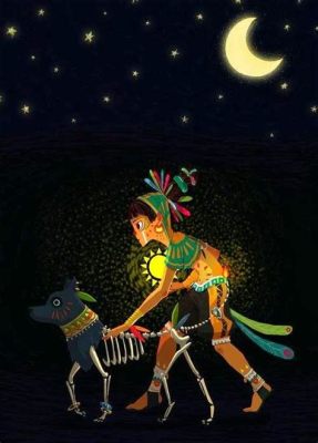 Xolotl e la Luna! Un viaggio nelle profondità del folclore azteco del IX secolo.